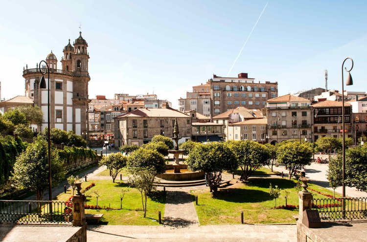 Villagarcía de Arosa : ancien palais galicien - Pontevedra
