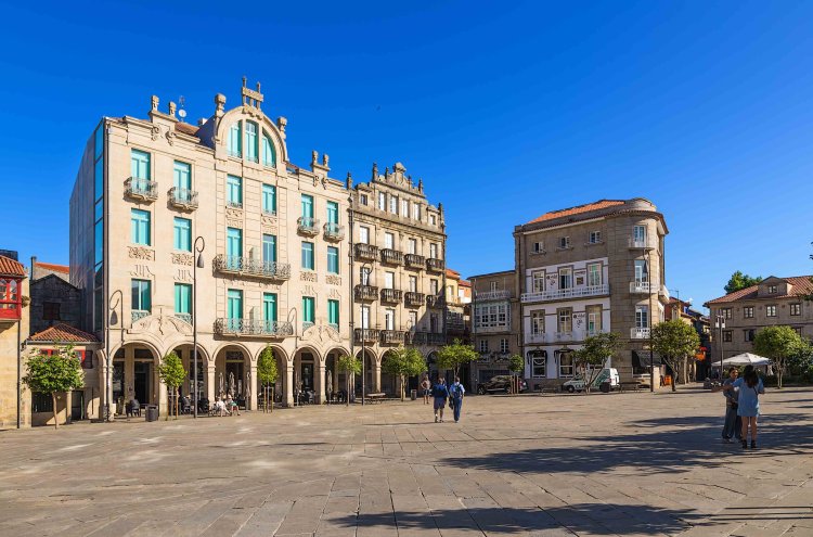 Villagarcía de Arosa : ancien palais galicien - Pontevedra