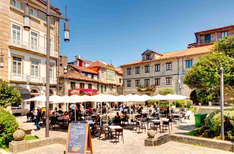 Villagarcía de Arosa : ancien palais galicien - Pontevedra
