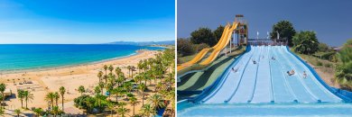 Sol, mar e adrenalina em Salou com parque aquático incluído