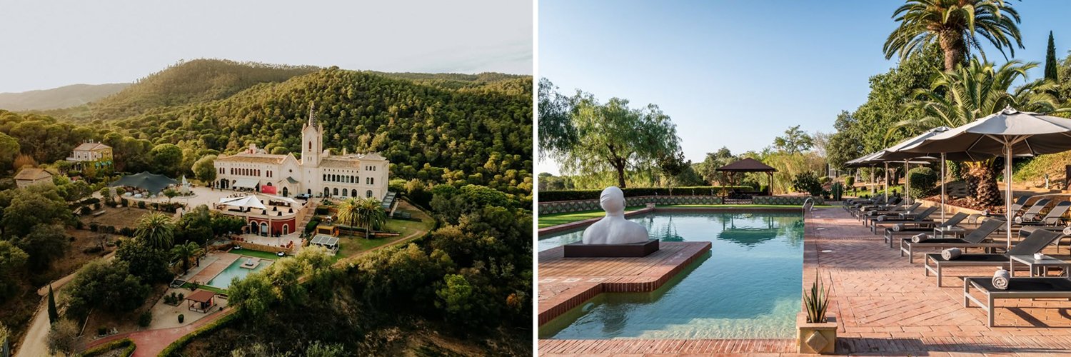 Mediterranean seaside retreat in Santa Susana