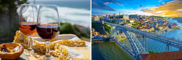 Estadia no Porto com passeio de barco e vinhos típicos