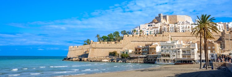 Costa del Azahar 2026, Peñíscola junto ao mar e ao seu castelo