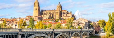 Golden sandstone streets and culture: your Salamanca break