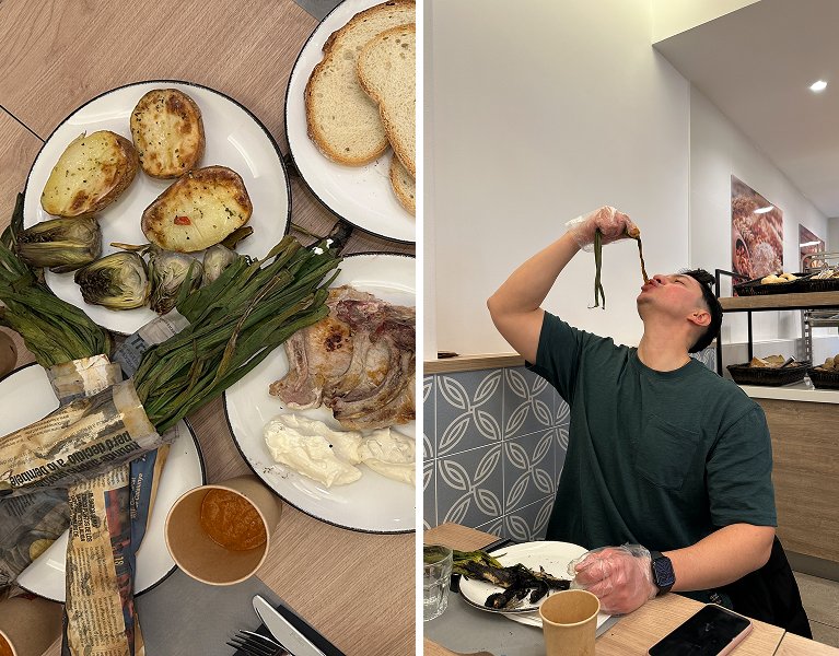 Calçotada, grilled meat... Taste Tossa de Mar!