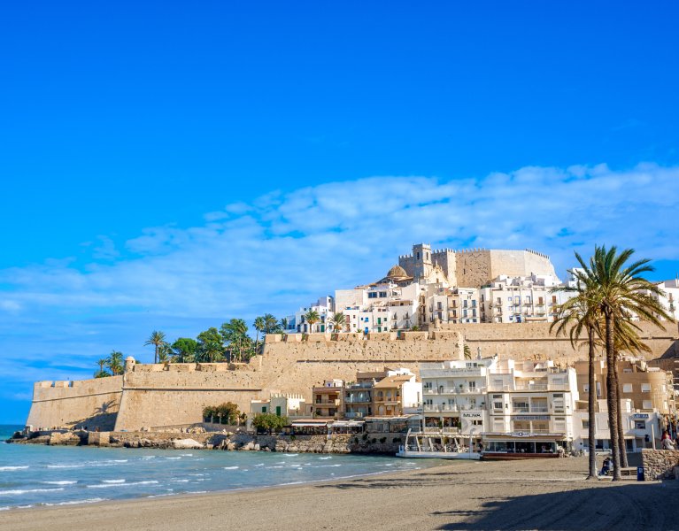 Costa del Azahar 2026: Peñíscola mit Strand und Burgblick