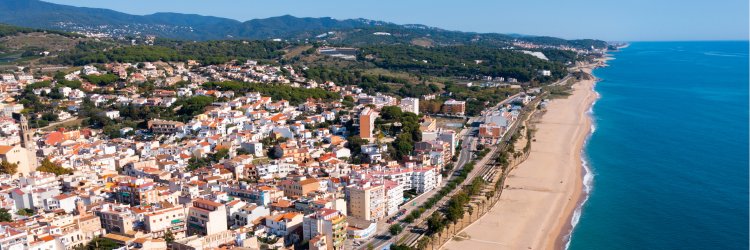 Strandurlaub direkt an der Küste von Malgrat de Mar