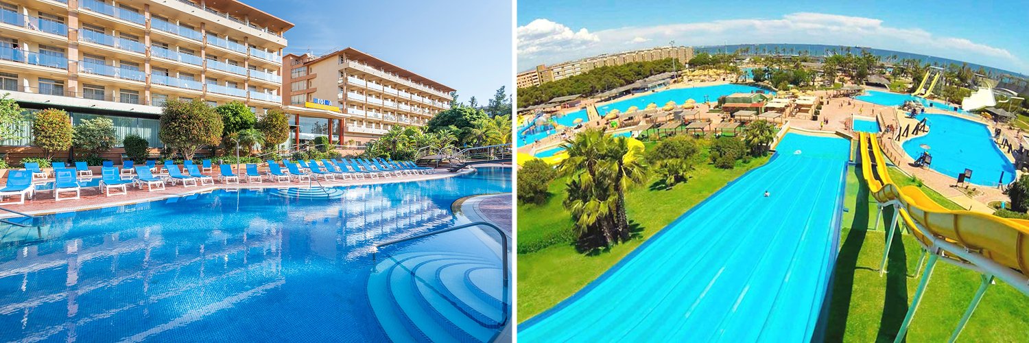 Été dans un hôtel 4* à Salou avec des billets pour Aquopolis. Les enfants bénéficient d'une réduction de 70 % !