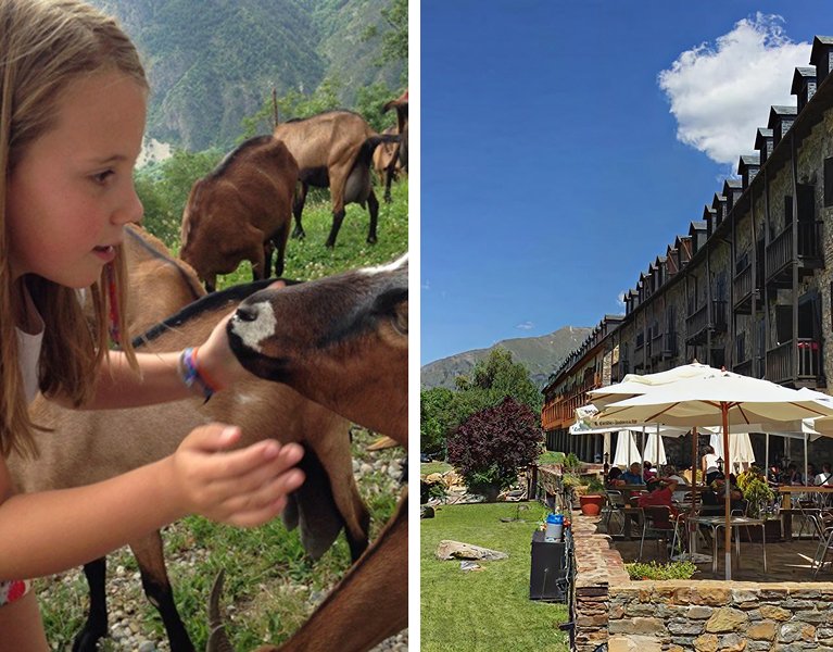 L'été à la montagne ! Boí Taüll en famille, avec une visite de ferme incluse