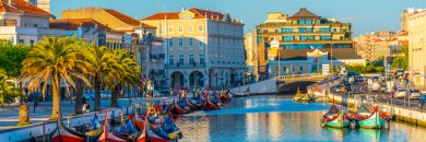 Aveiro: die Kanäle und eine Moliceiro-Fahrt