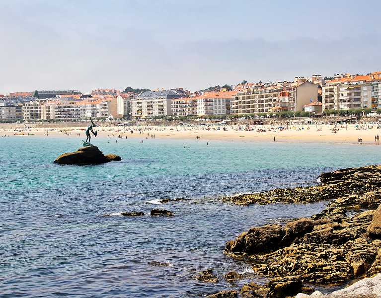 C'est à Sanxenxo que l'on peut admirer les couchers de soleil les plus spectaculaires de la péninsule !