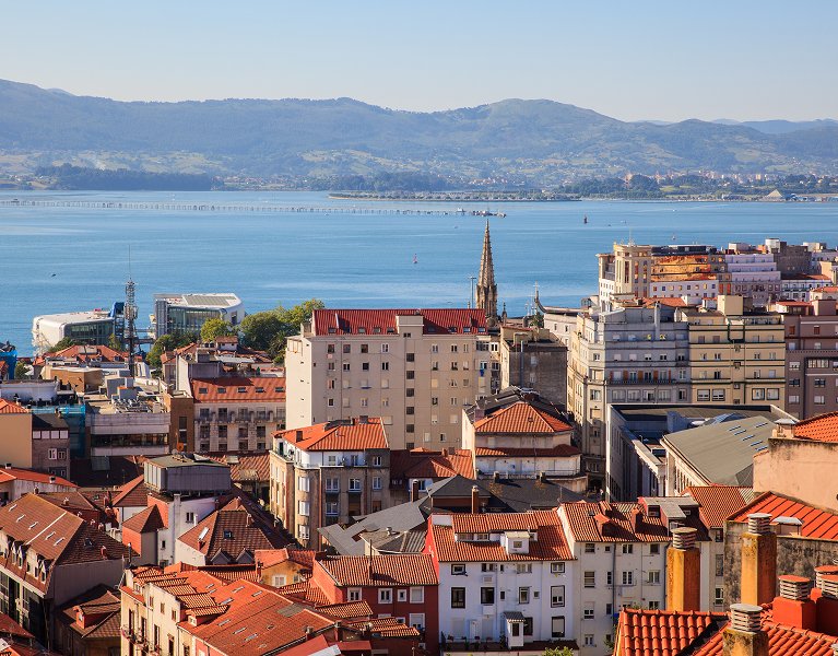 Santander, the bay and the Botín Center
