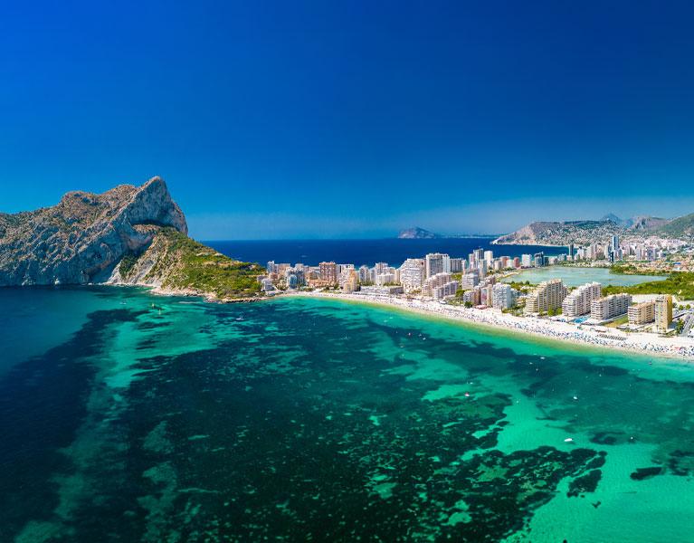 Calpe : la Costa Blanca face à Ifach